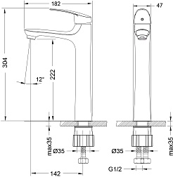 Lemark Смеситель для раковины чаши Linara LM0409C – фотография-3